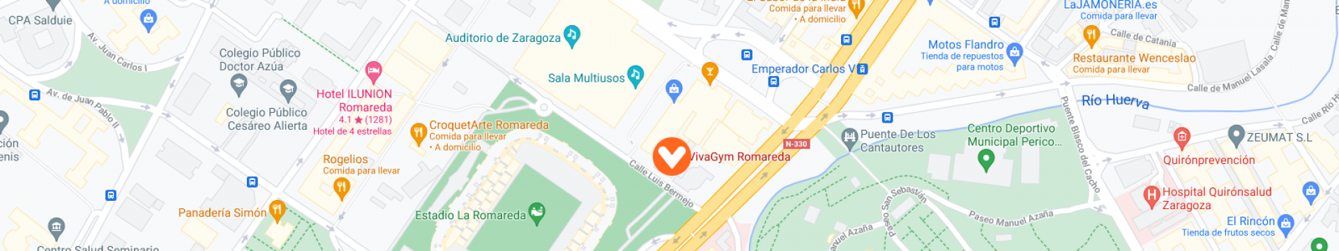 mapa vivagym romareda