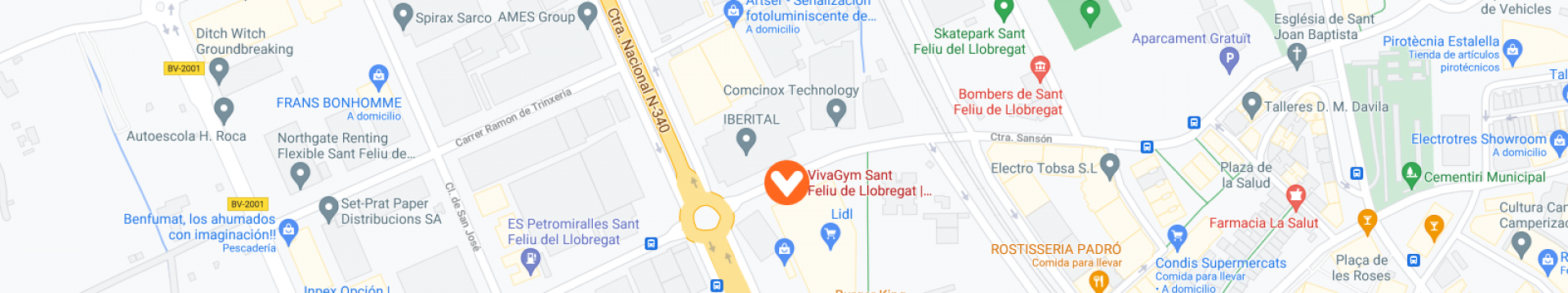 mapa vivagym sant feliu