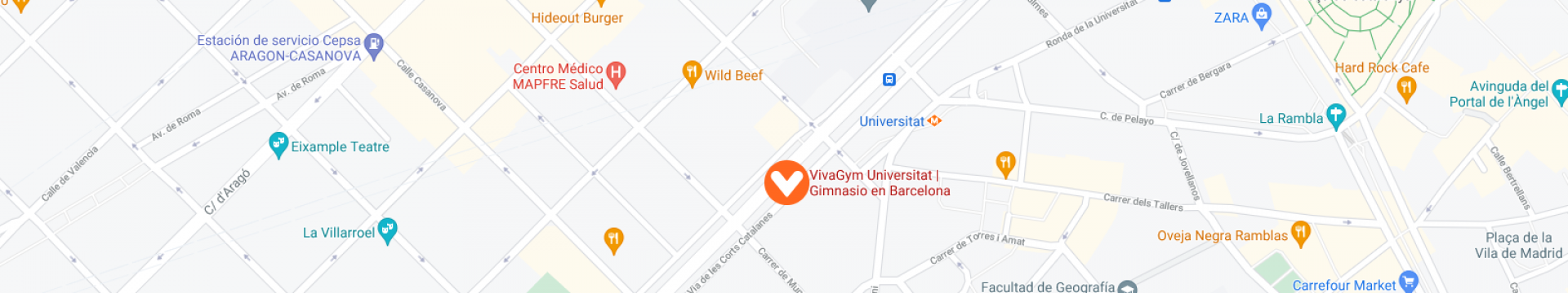 Mapa Universitat